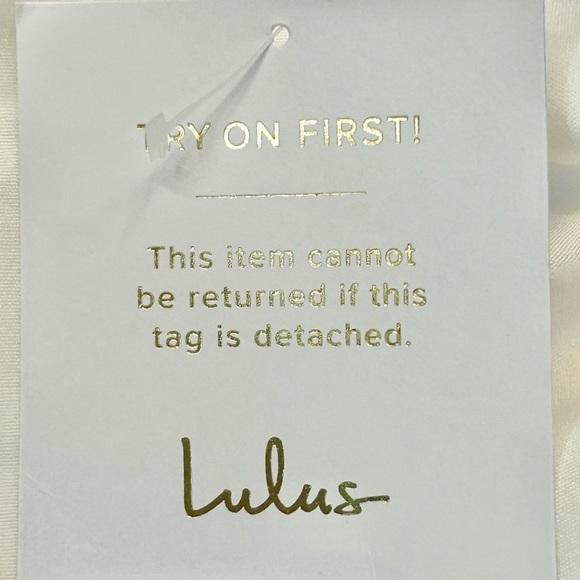 NWT Lulus Your Sweetie White Tie-Strap Column Maxi Dress, Size Small - Picture 12 of 15